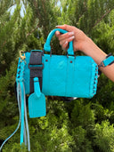 Turquoise inspired bag