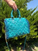 Turquoise velvet inspired