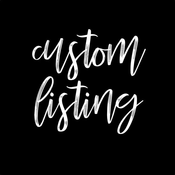 Custom listing for luz