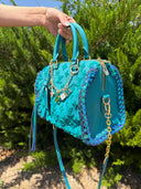 Turquoise velvet inspired