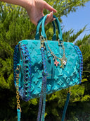 Turquoise velvet inspired