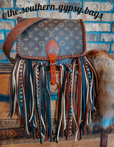 Fringed Louis Vuitton Speedy  Vintage louis vuitton handbags