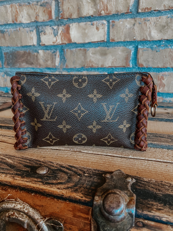 Revamped Louis Vuitton Dark Brown Pocket Wallet  The Spirit of the West  mixed with a little Boho Gypsy!