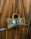 Bag #17 Crossbody with kingman turq