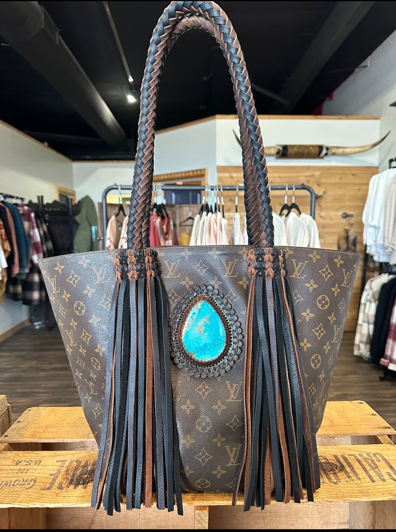 Louis Vuitton Custom Fringe Bags For Menu